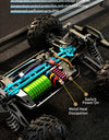 ZLL SG116 MAX/PRO 1:16 High Speed Drift Racing 80KM/H Or 40KM/H Brushless Motor 4WD RC Car Off Road Car Toys