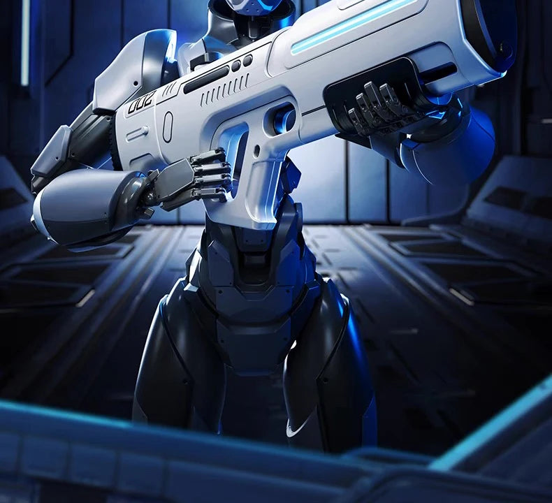 Fully Automatic Pulse Electric Water Gun with Fire Spray Effect Large Capacity Water Blaster