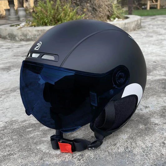 Adult Cycling Helmet With Goggles Ear Protection And Removable Lining