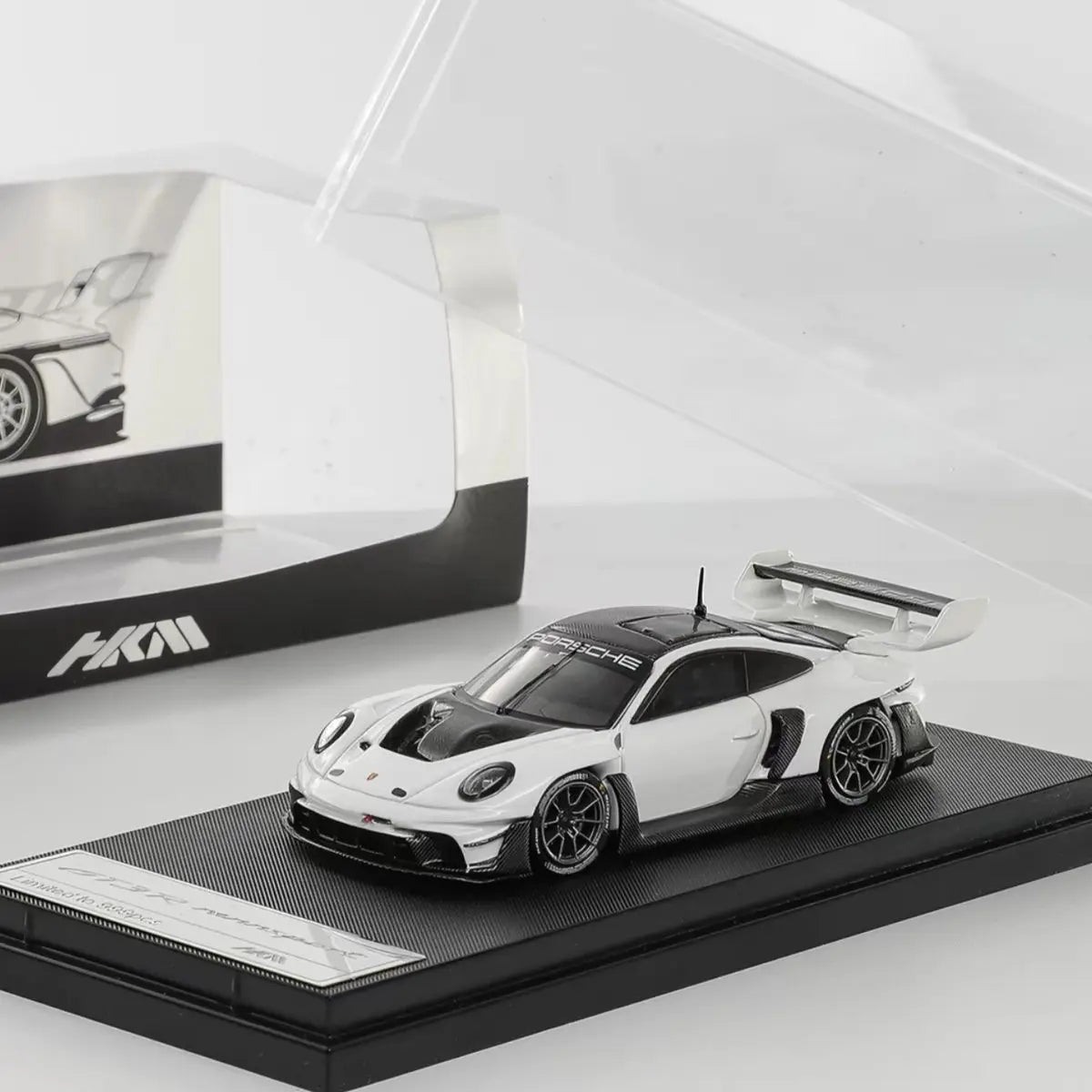 1 64 Scale 911 992 GT3 R Rennsport Diecast Model Car