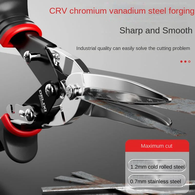 Multifunctional Metal Sheet Cutting Scissor Aviation Snip Cutter Multi-directional scissors Industrial Professional Hand Tool