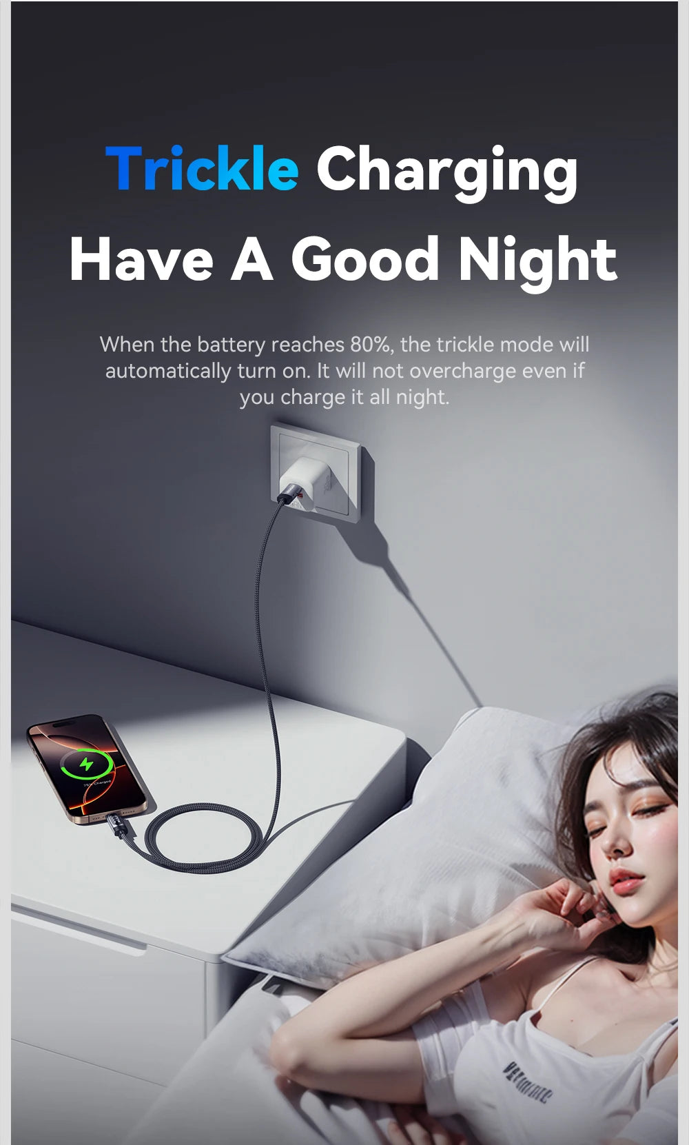 100W USB-C to USB-C Cable with Digital Display