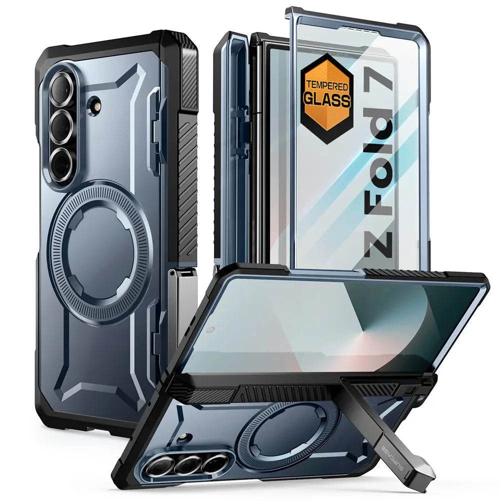 For Samsung Galaxy Z Fold 7 Case UB Grip Anti-Scratch Heavy Duty Rugged  Phone Case with Screen Protector