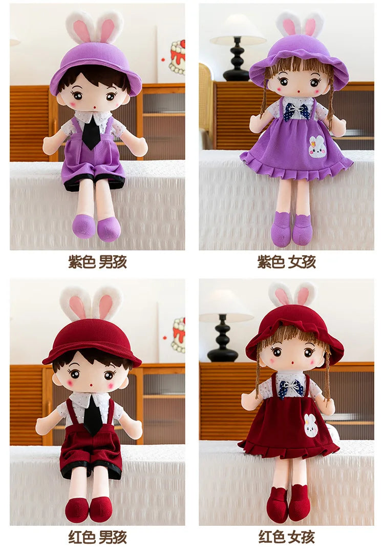 Cute Starry Sky Couple Design Plush Stuffed Doll Toy