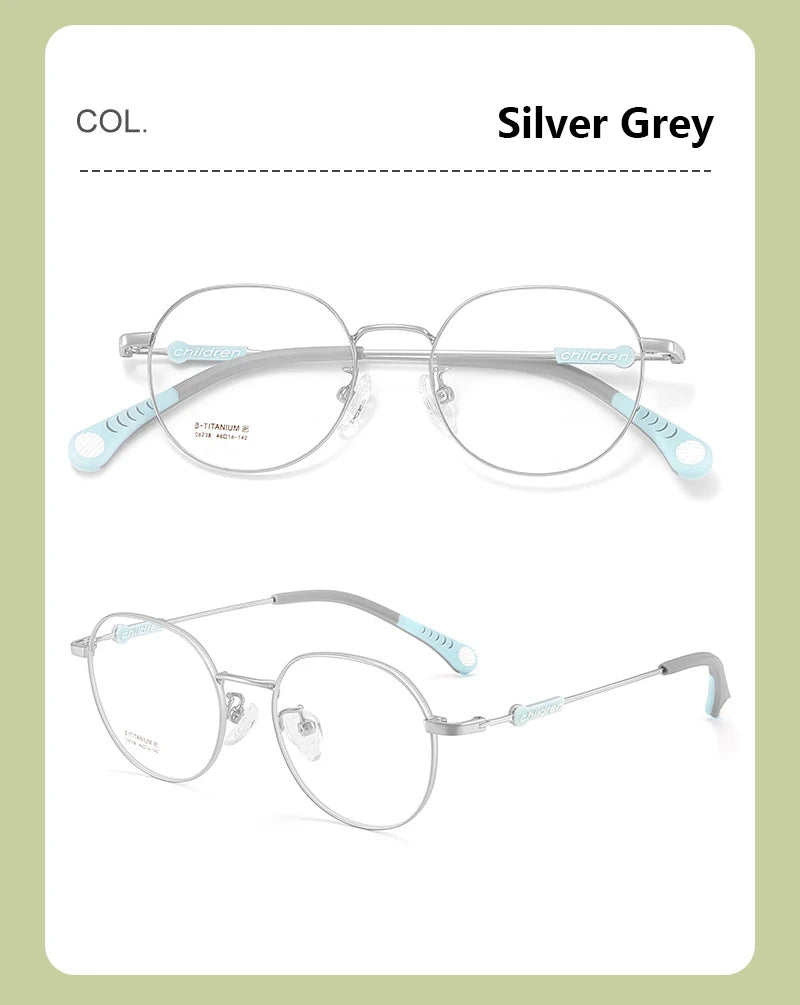 Kids Beta Titanium Lightweight Eyeglasses Frame