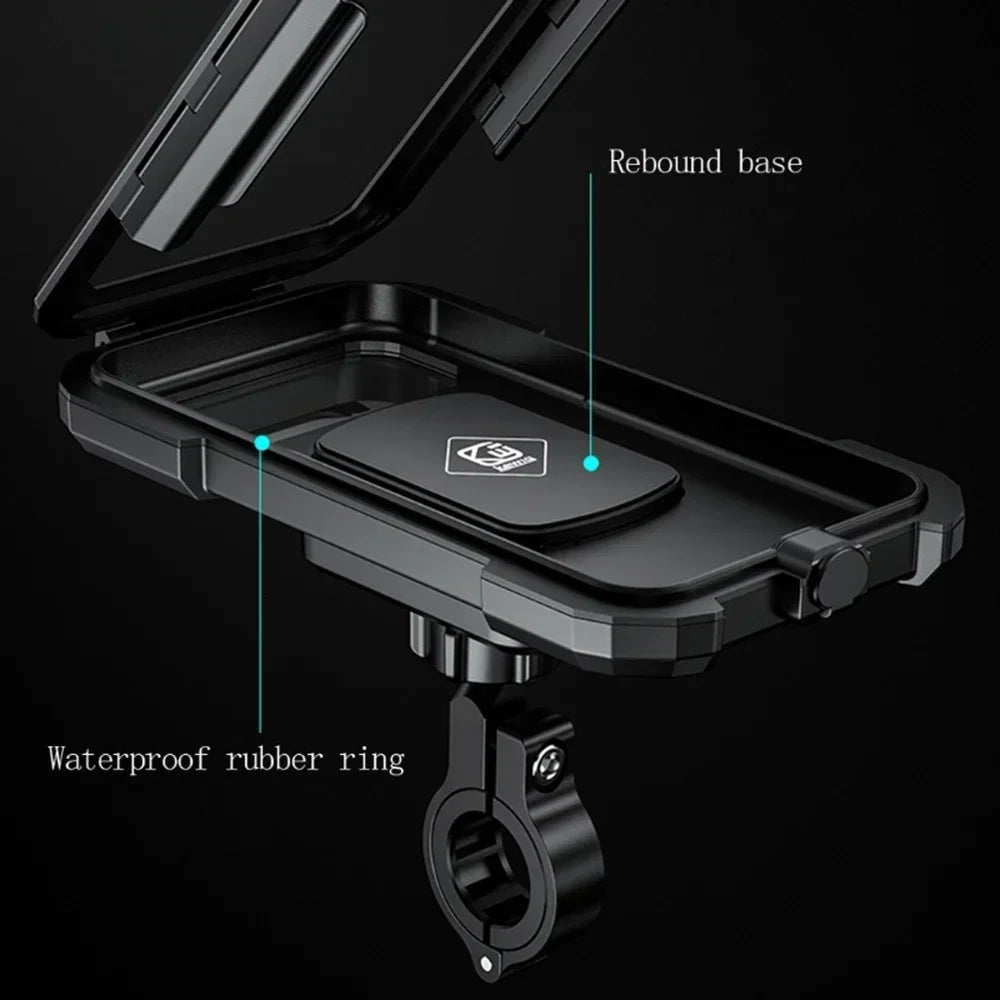 Motorcycle Wireless Charger Holder QC 3.0 Fast Charging Motorbike Phone Waterproof Cellphone Bicycle Stand For iPhone Samsung