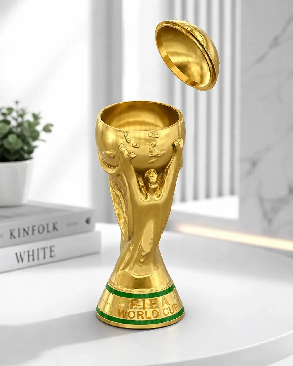 2026 Soccer Ball Cup Holder Candy Bowl Storage Stand Football Fan Decor