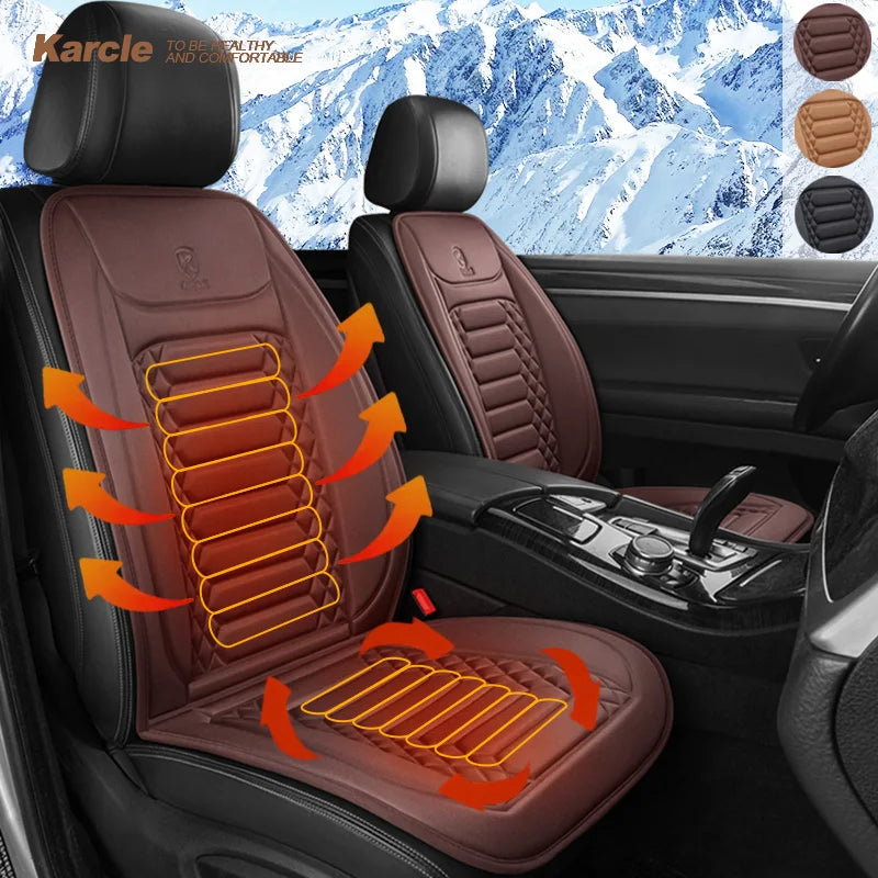 Car Heated Seat Cover 12V Universal 30's Quick Heating Seat Pad Intelligent Controller Widen and Thicken Car Auto Seat Heater