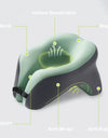 Portable U-shaped Travel Pillow Memory Foam Sleeping Pillows Office Nap Pillow Car Airplane Neck Cushion Ergonomic Head Support