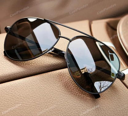 Classic Aviation Brand Design Polarized Sunglasses Men Polarized Driving Sun Glasses