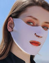 Scarves For Women Sun UV Protection Solid Color Summer Ice Silk Face Scarf Anti-uv Face Cover Sunscreen Veil Sunscreen Mask