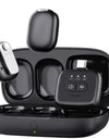 Tiny Mic Lavalier Microphone for Smartphone Camera Gopro Laptop for iPhone 16 15 14 13 Android