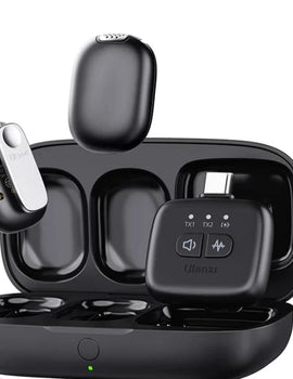 Tiny Mic Lavalier Microphone for Smartphone Camera Gopro Laptop for iPhone 16 15 14 13 Android