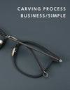 Fashionable Glasses Frame For Men Pure Titanium Acetate Anti Blue Light Eye Glasses Hot Original Brand Spectacles