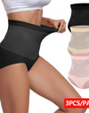 Tummy Control Panties Women Shapewear Slimming Waist Butt Lifter Briefs High Wast Compression Flat Belly Underwear 3PCS/Pack