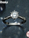 D Color VVS1 EX Moissanite Wedding Ring 1ct Round Diamond Cut Solitaire 925 Sterling Silver Promise Rings