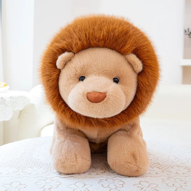 Mighty Lion Plush Stuffed Animal Sitting Lion Pillow