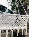 Nordic Style Newborn Indoor and Outdoor Cotton Rope Hammock Hanging Chair Swing Baby Cradle Baby Bed Rocking Chair