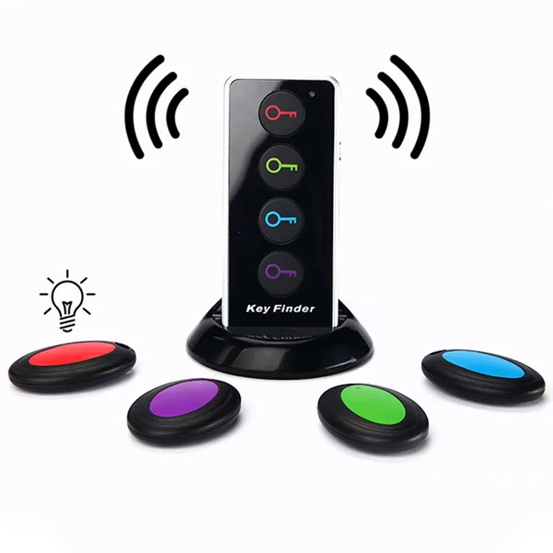 Wireless Key Finder Anti-Lost Alarm Mini Tracking Device Pet Wallet Locator Remote Control