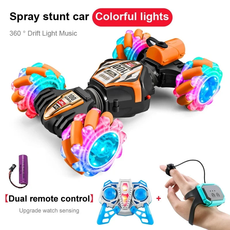 1 to 20 Scale Gesture Sensor 4WD Rotating Stunt Drift Remote Control Car