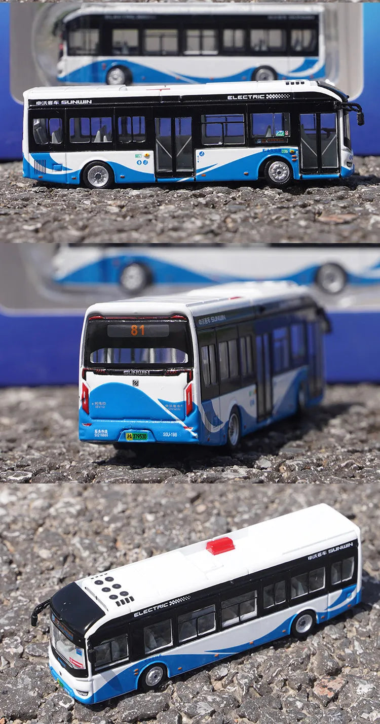 1 120 Scale Shanghai City Tour Bus Diecast Model Vehicle