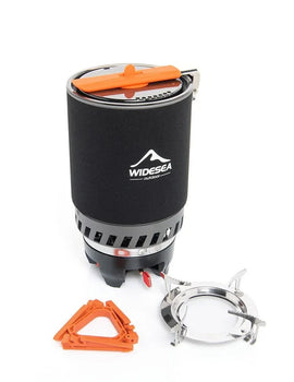 Camping Cooking System Heat Exchanger Outdoor Gas Stove Burner