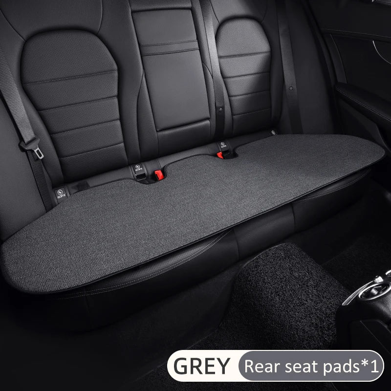 Karcle Car Seat Cover Linen Cotton Car Seat Cushion Soft Universal Auto Seat Cushion Chair Protector Auto Seats Cover Office Pad
