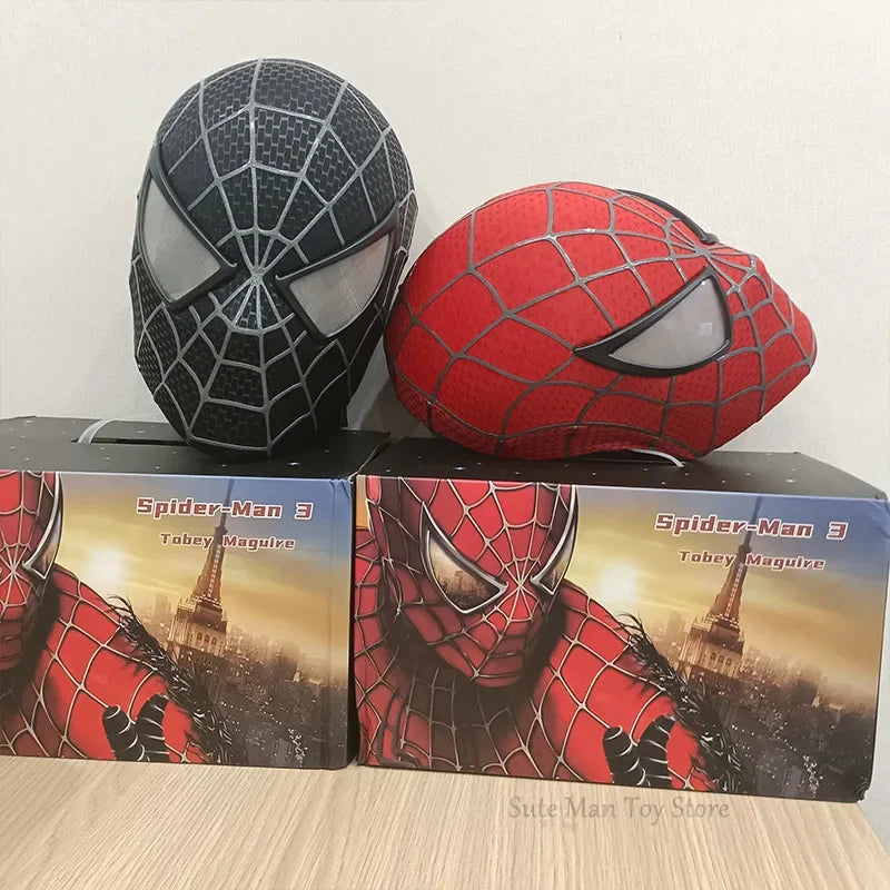Superhero 3D Cosplay Mask with Faceshell & Detachable Lenses