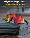 Bicycle Glasses UV400 Photochromic / Polarized Bike Eyewear Sunglasses 3 Lens Outdoor MTB Road Cycling Goggles Glasses
