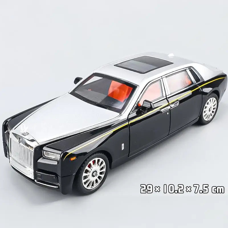 1:18 Rolls Royce Phantom Alloy Diecast Model Car Metal Large Games For Mother Birthday Gifts  Boy Collection Hobby