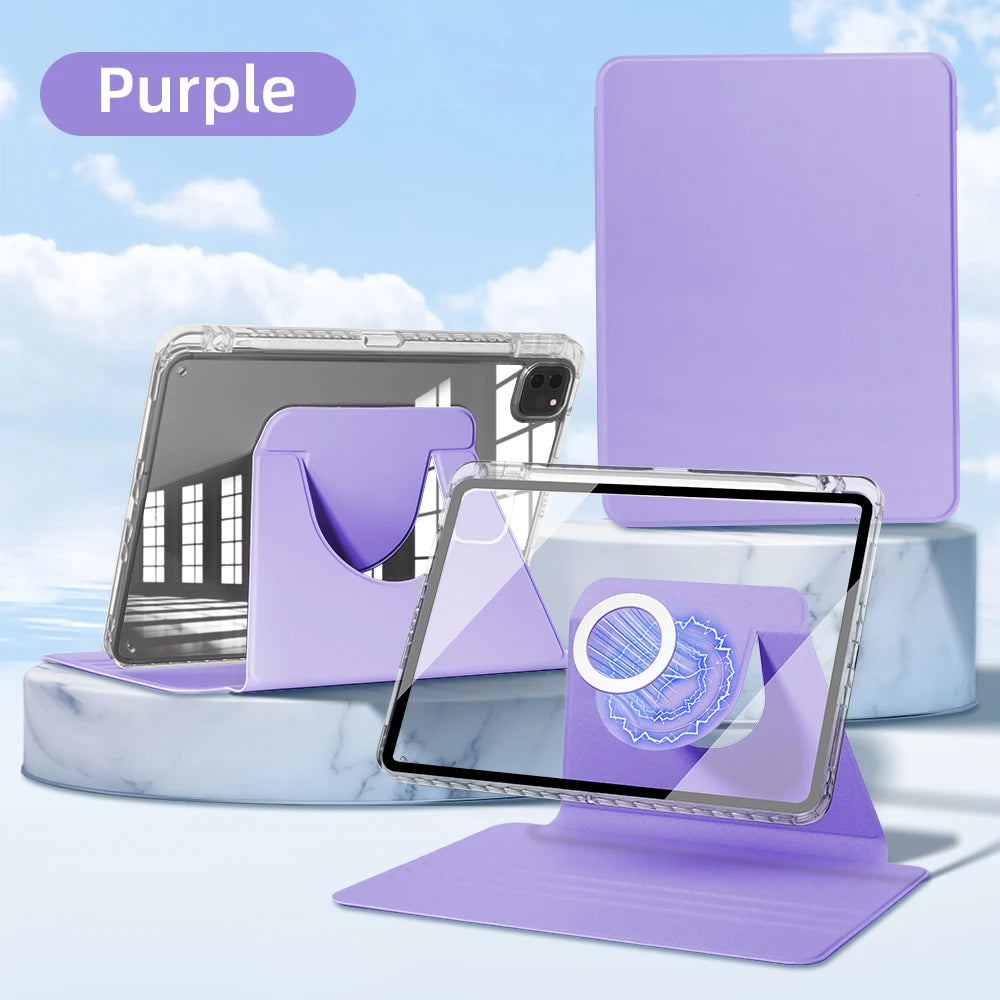 For ipad Case for Air 11 13 2024 M2 Pro 11 13 M4 Pro 11 12.9 for 10th Gen 10.2 7/8/9th 9.7in Mini 6 Tablet  Detachable