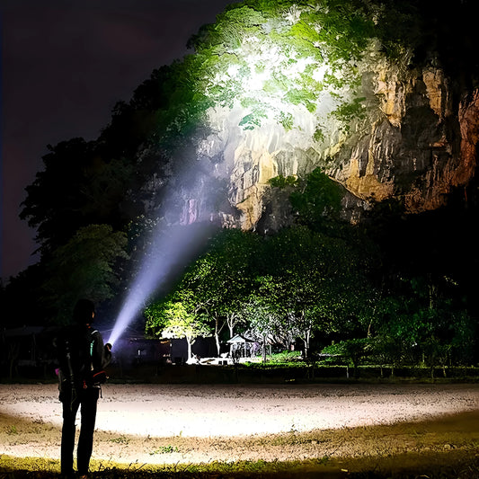 10000 Lumen 31 LED Rechargeable High Power Flashlight
