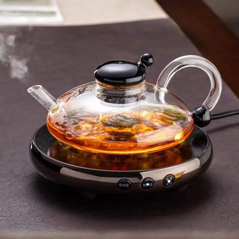 Explosion Resistant Glass Teapot Set with Heat Resistant Teacup 500ml