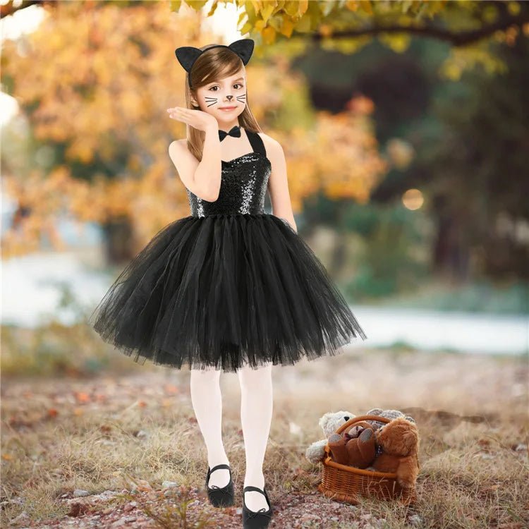 Animal Cosplay Tutu Dress with Accessories Party Costume