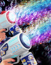 Astronaut Electric Bubble Gun Kids Toy Bubbles Machine Automatic Soap Blower with Light Summer Outdoor Party Games