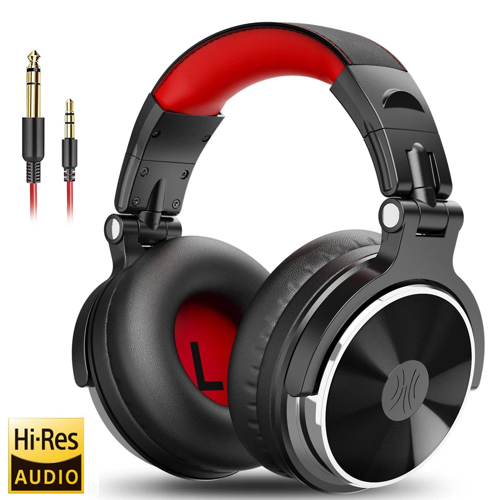 Professional DJ Headphones Over Ear Studio Monitor Headset With Microphone HIFI Wired Bass Gaming Headset For Phone