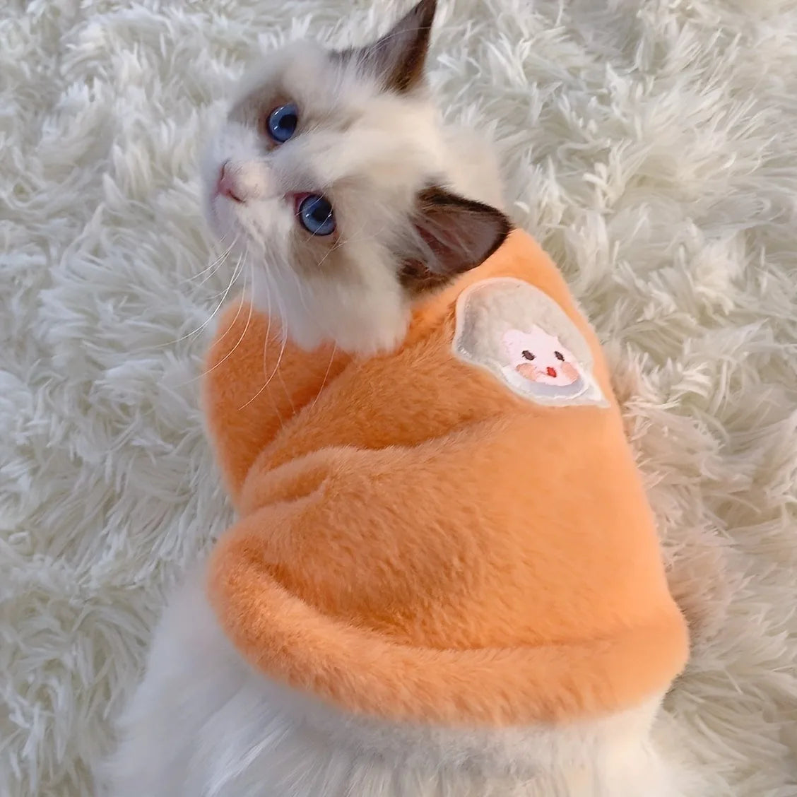 Warm Pet Vest Sweater for Cats and Small Dogs