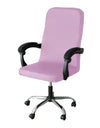 M/L Size Office Chair Covers Stretch Spandex Anti-dirty Computer Seat Chair Cover Removable Office Chair Slipcovers Solid Color