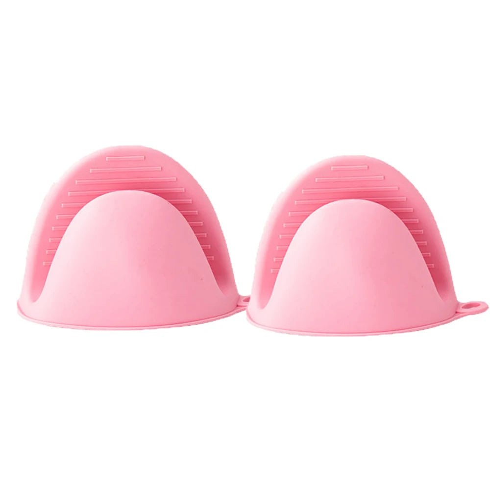 Anti-scalding Clip Disc Lifter Steamer Clamp Silicone Gloves Microwave Oven Tray Non-Slip Pan Gripper Kitchen Accessories