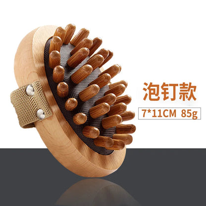 1pc Wood Air Cushion Body Meridian Massage Health Care Comb Brush Hairbrush Comb Scalp Hair Care Healthy Bamboo Comb