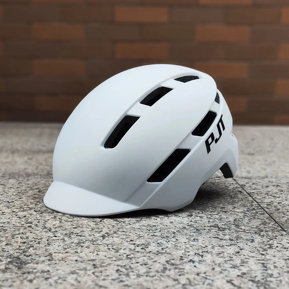 Rechargeable LED Cycling Helmet For Road Mountain Bike And Electric Scooter