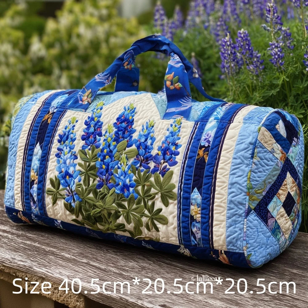 Fashion 3D Printed Quilted Travel Bag for Women Floral Tote Weekender Large Flower Pattern Carry On Handbag Vacation Bags