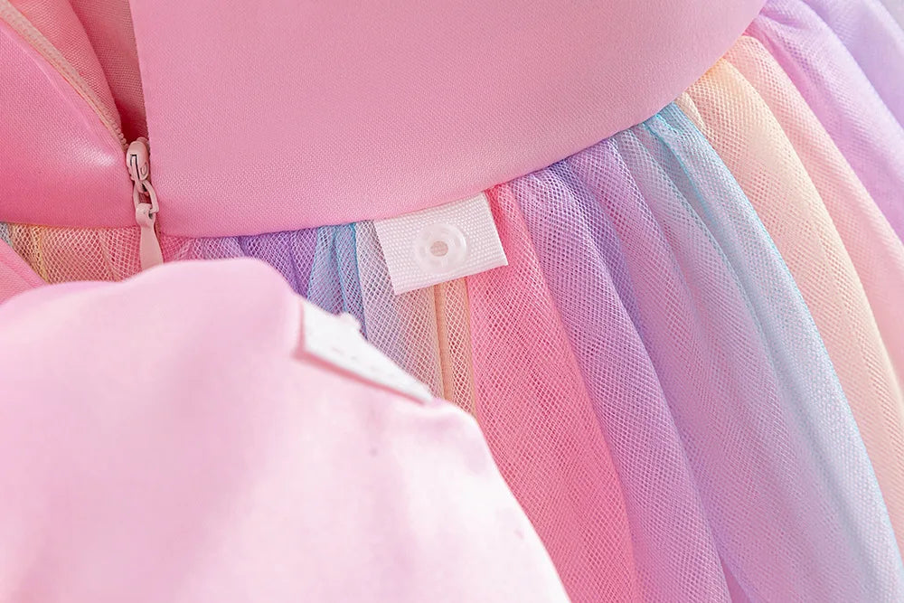 Girls Princess Dress - Fluffy Tulle Ball Gown for 1st Birthday/Wedding/Pageant | Flower Girl Party Dress
