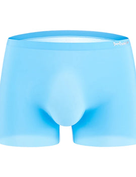 3-Pack Men’s Seamless Ice Silk Transparent Boxer Shorts – Breathable, Lightweight (Sizes L-4XL)