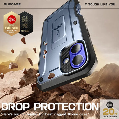 For iPhone 16 Case 6.1" (2024) UB Pro Full-Body Heavy Duty Rugged Phone Case with Built-in Screen Protector