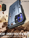 For iPhone 16 Case 6.1" (2024) UB Pro Full-Body Heavy Duty Rugged Phone Case with Built-in Screen Protector