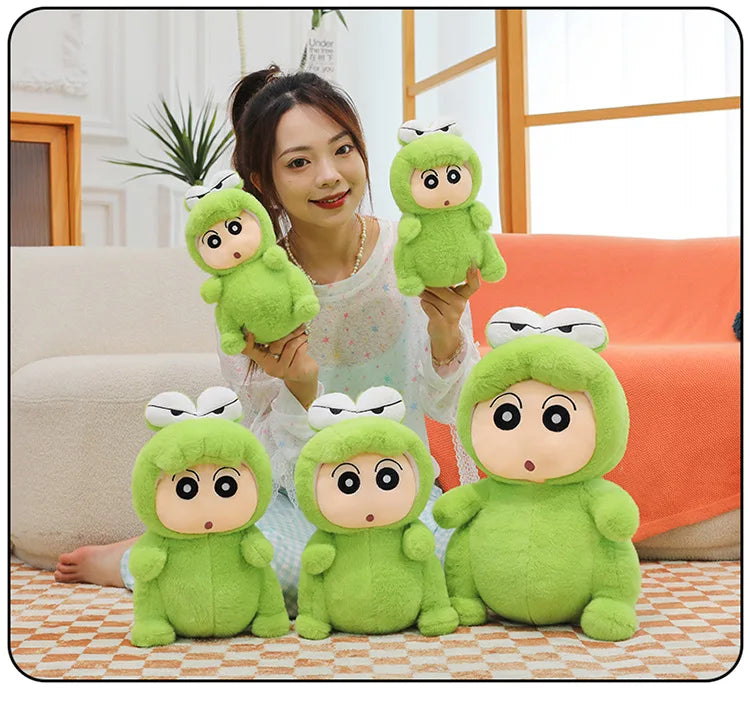 Green Crocodile Plush Toy Soft Cuddly Throw Pillow