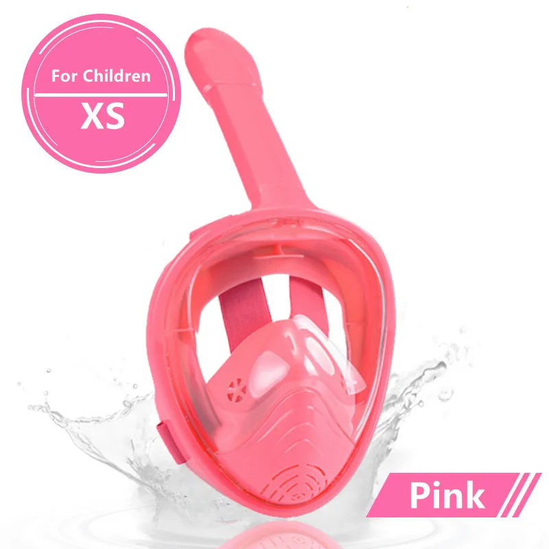 Underwater Scuba Anti Fog Full Face Diving Mask Snorkeling Respiratory Masks Safe Waterproof Swimming Equipment for Adult