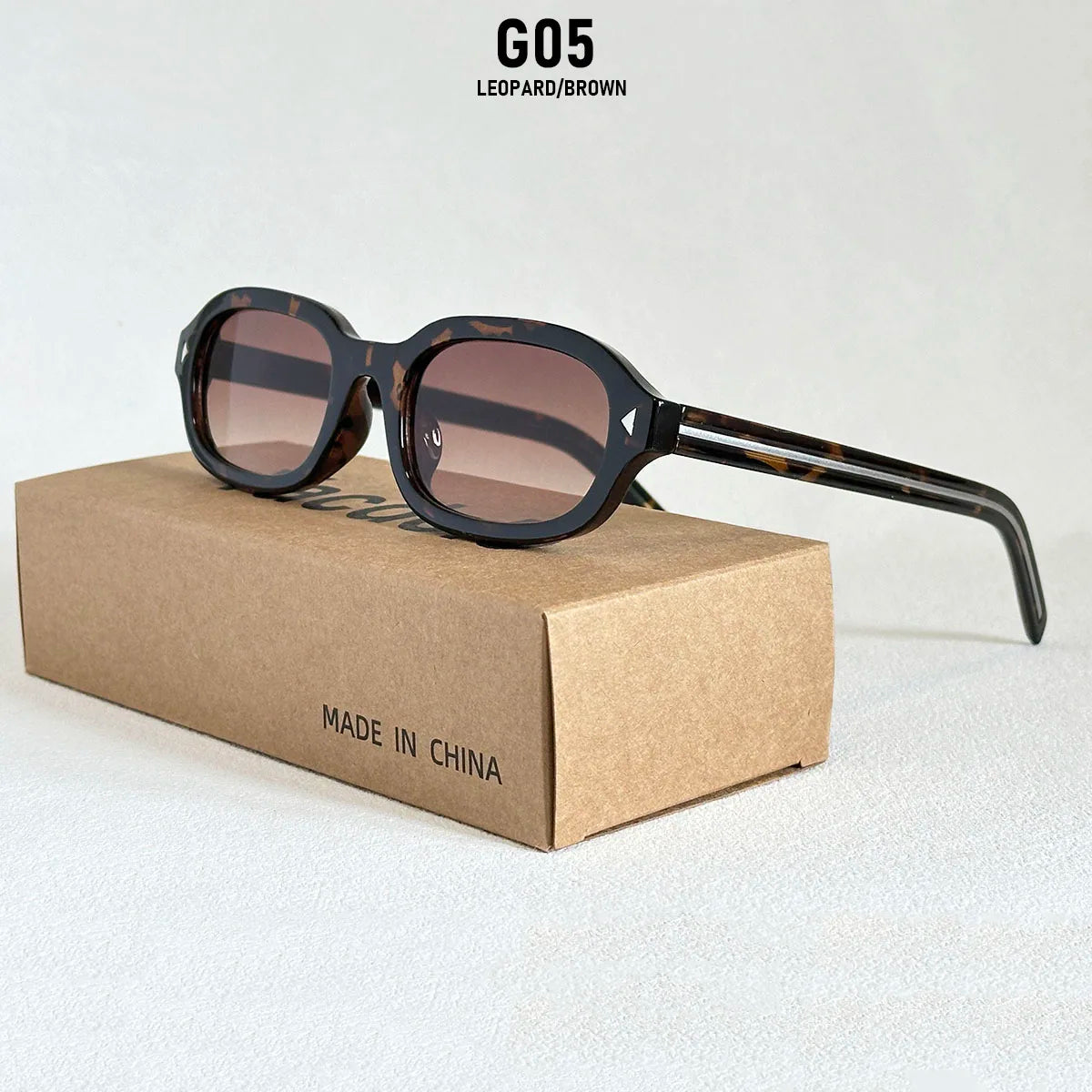 Oval Fashion Sunglasses With UV400 Protection