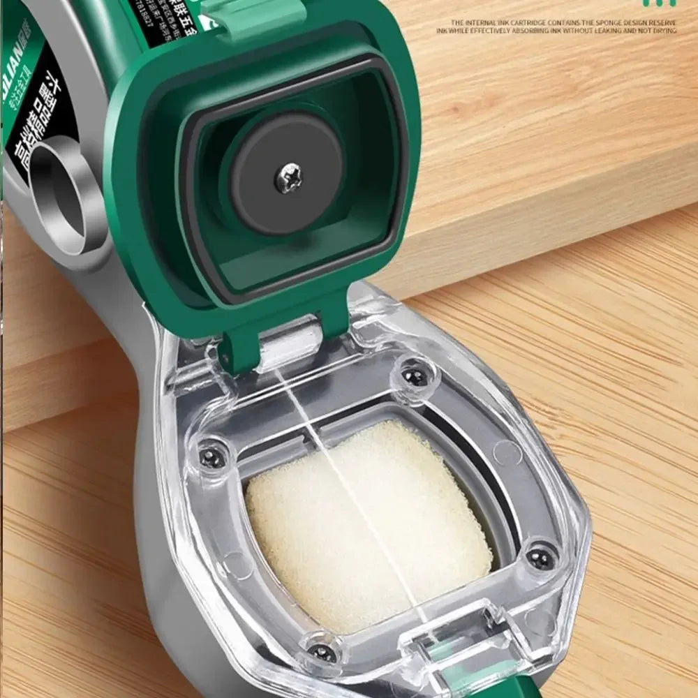 Portable Scribes Ink Draw Line Marker Ink Marker Construction Carpenter Tools Hand-Operated Measuring Tools